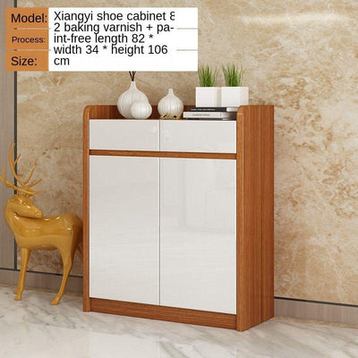 Chinese Style Shoe Cabinet Modern Simple Hall Cabinet Living Room Entrance Cabinet Large Capacity To