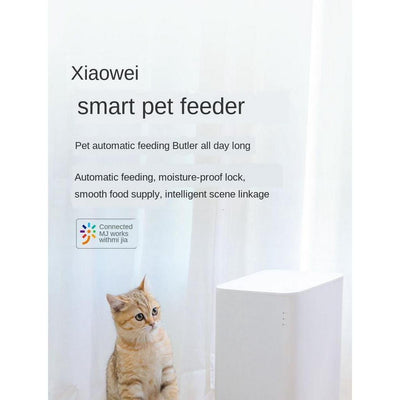 Pet Large Xiaomi and Dog Xiaojian Capacity Intelligent Cat Food Timing Quantitative Automatic Feeder