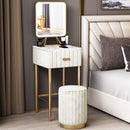 YICHANG Nordic Marble Dressing Table Dresser Bedroom Modern Minimalist Light Luxury Make Up Table