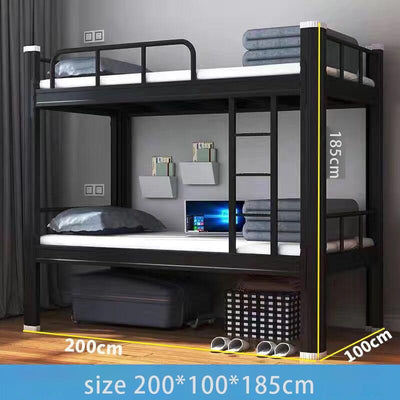 LAL Bed farme High Quality Heavy Duty Extra Thick Steel Bunk Bed Frame/Apartment Bed/Single Bunk Bed