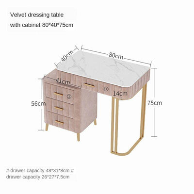 YICHANG Nordic Dressing Internet Celebrity Ins Style Bedroom Modern Simple Light Luxury Makeup Table