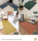 Ultra-thin Door Door-to-door Non-slip Carpet Hallway Simple Foot Can Be Cut at Will Solid Color Thin