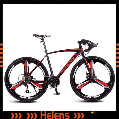 Fenghuang 700C road bike 27 speed adult curve student male and female bicycle variable speed entry