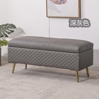 Pl Simple Storage Ottoman Sofa Stool Rectangle Shoes Changing Stool Clothing Store Storage Bench