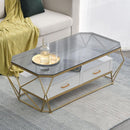 Tea Table Nordic Small Family-sized Marble Coffee Table Modern Simple Living Room Rectangular Coffee