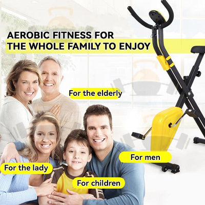 Home Exercise Bike Ultra-quiet Two-way Folding Magnetic Control Bicycle Exercise Bike Spinning Bike