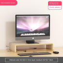 Desktop Monitor Stand Solid Wood Computer Monitor Riser High Capacity Bedroom Desk Storage 064.SG