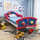 Disney Simple Plastic Children's Bed Girl Princess Bed Boy With Guardrail Toddler Single Bed Cartoon