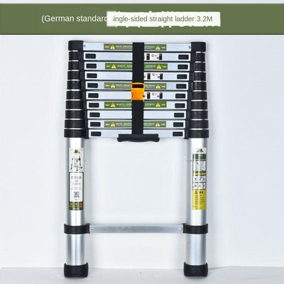 4-meter Retractable Telescopic Climbing Anti-skid Ladder Straighten Portable Sub-ladder 5-meter