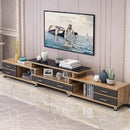 Side A Few Simple European-style Coffee Table Tv Cabinet Combination Of Nordic Solid Wood Rounded