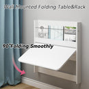 Wall Hanging Table | Foldable Table | Invisible Wall Mounted Multifunctional Desk | Solid Wood