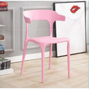 Dining Chair Stackable Chair Simple Horn Chair Thickened With Backrest Plastic Chair Home Dining