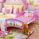 Disney Simple Plastic Children's Bed Girl Princess Bed Boy With Guardrail Toddler Single Bed Cartoon