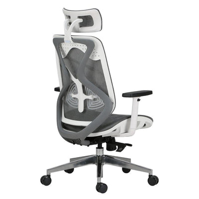 ✨Ready Stock✨ Chairergonomics With Black And White Tone Computer Home Boss Comfortable Swivel Full