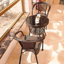 Mingran furniture rattan chair three piece set balcony small table chair tea table chair combination