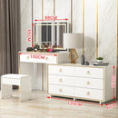 SENBIJU Internet Dresser Bedroom Modern Simple Celebrity Ins Style Makeup Table Small Apartment