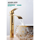 RUNZE Gold Basin Sink Hot & Cold Mixer Kitchen Faucet Brass Bathroom Water Tap Multi-styles To