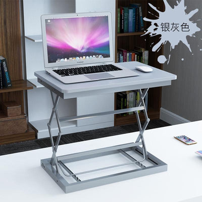 JINQUANJIA Standing Desk Laptop Foldable Table Heightening Bracket Office Lifting Table