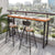 ARPER Solid Wood Bar Table Balcony Long Table And Bar Chair Simple Industrial Style Dinner High