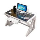 🎉Ready Stock🎉 Simple Modern Desk Writing And Chair Set Integrated Internet Cafes Game Table