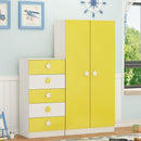 Simple Children's Wardrobe Baby Storage Combination Cabinet Girl Bedroom Wooden Wardrobe Baby