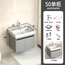 LAL Bathroom Cabinet With Mirror Cabinet Ceramic Basin Bathroom Vanity Cabinet Toilet Luxury Basin