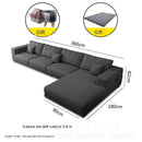 Modern Fabric Sofa Combination Living Room Self-contained U-shaped l Corner Nordic Simple Large and