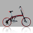 U8 Foldable Bicycle 20-inch Disc Brake 7 Speed Variable Speed High Carbon Steel Frame Student Adult