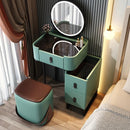 YICHANG Dressing Table With Mirror Light Luxury Vanity Table Simple Modern Bedroom Makeup Table With