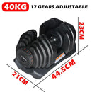 Zero Adjustable Dumbbell Home Gym Fitness Equipment (24kg/ 40kg)