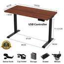 Height-adjustable desk, study table