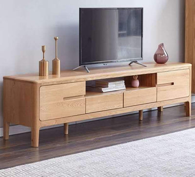 Special Nordic Solid Wood Tv Cabinet Tea Table Combination Modern Simple Oak Tv Cabinet Small Family