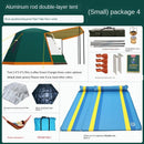 Adventure Camel Outdoor Full-automatic Thickened Rainstorm-proof Camping Aluminum Rod 3-4-person