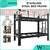 Double Decker Bed Stainless Steel Single Bed Frame High Load-bearing Installation Bunk Bed Free Bed