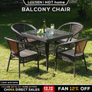 Mingran furniture rattan chair three piece set balcony small table chair tea table chair combination