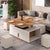 ARPER Nordic Small Apartment Coffee Table Dining Table Dual-purpose Multi-functional Creative