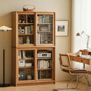 Koala Nordic Solid Wood Bookcase Combination, Floor Standing Living Room, Storage Cabinet, Simple