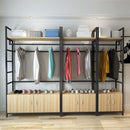 ⭐Clothing Shop Clothes Rack Display Rack Floor Coat Rack Belt Cabinets Shopping Mall Display