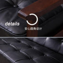 Simple Solid Wood Sofa Leather Sofa For Living Room Small Apartment