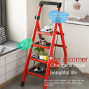 SENBIJU Ladder Indoor Household Thickened 5-step Ladder 6-7-8 Step Folding Herringbone Ladder