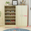 Simple Large Capacity Solid Wood Shoe Storage Multi-functional Hall Cabinet