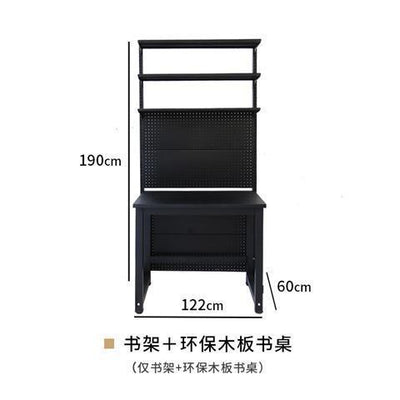 【Free Shipping】Girl Desk Bookshelf Combination Hole Board Shelf Double Bedroom Computer Bookcase