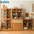 Koala Nordic Solid Wood Bookcase Combination, Floor Standing Living Room, Storage Cabinet, Simple