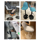 Bar Chair Bar Stool Rotary High Back Adjustable Height Fashionable Pu Cushion Dining Chair