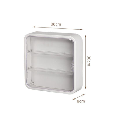 3 Layers Wall Acrylic Display Box Shelf Blind Box Popmart Figurines Display Case Storage with Rack