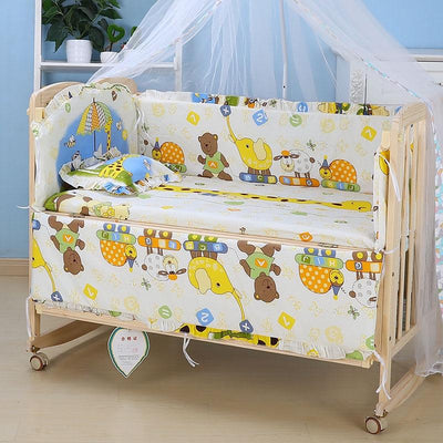 Crib Solid Wood Baby Bed Lacquerless Baby Cradle Foldable Multifunctional Desk Mobile Portable