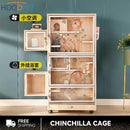 Hamster Cage Chinchilla Cabinet Totoro Cage Solid Wood Ecological Board Pet Cabinet Villa Chinchilla