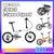 KOSDA KSD-2 Foldable Bicycle 20 Inch 8 Variable Speed Aluminum Alloy Bicycle Portable Ultra-light