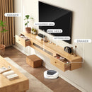 SENBIJU Tv Console Cabinet Solid Wood Wall Hanging TV Cabinet Hanging Wall Living Room Bedroom