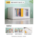 Stackable Storage Box Household Foldable Storage Cabinet Clothes Sorting Box Plastic Wardrobe Toy